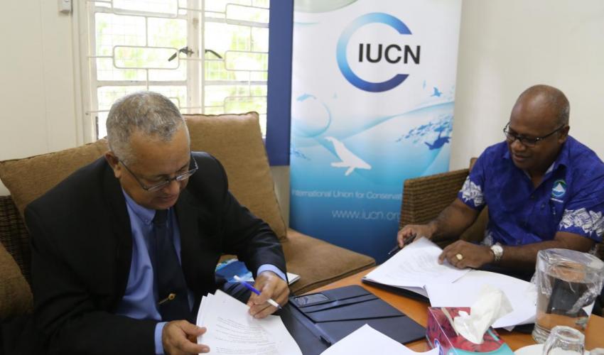Furthering commitments to nature: Melanesian Spearhead Group and IUCN inks partnership