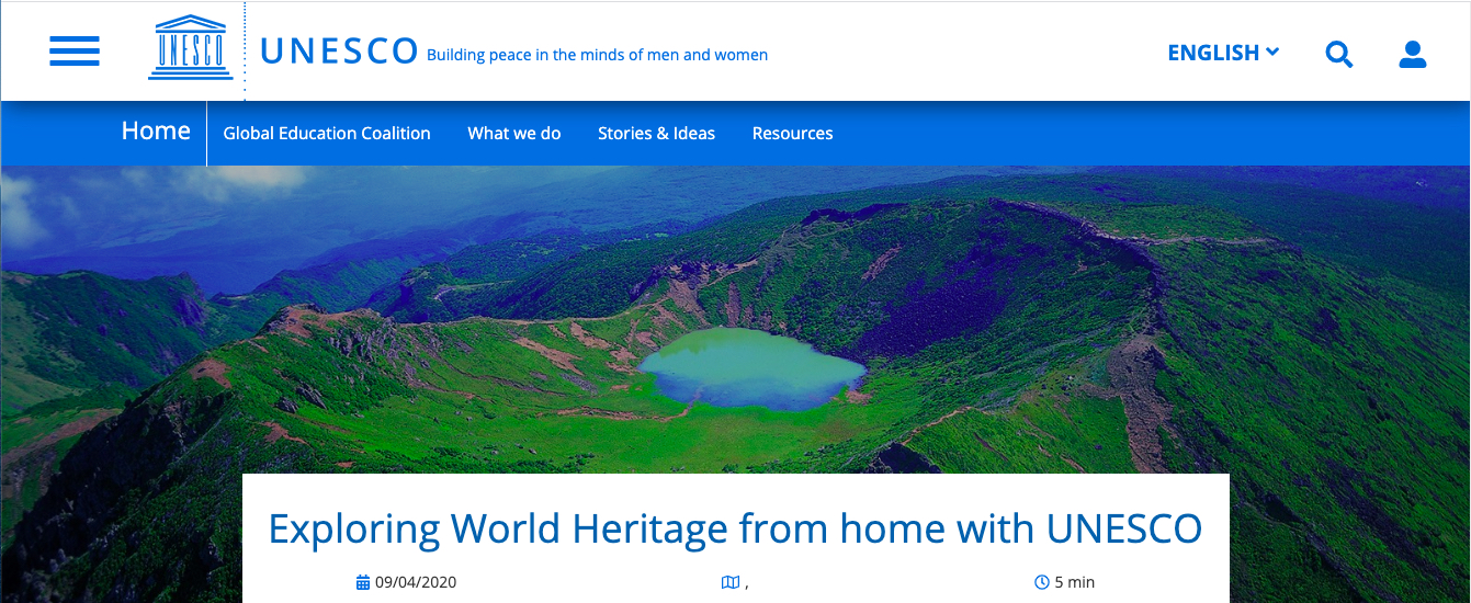 Exploring World Heritage from home with UNESCO