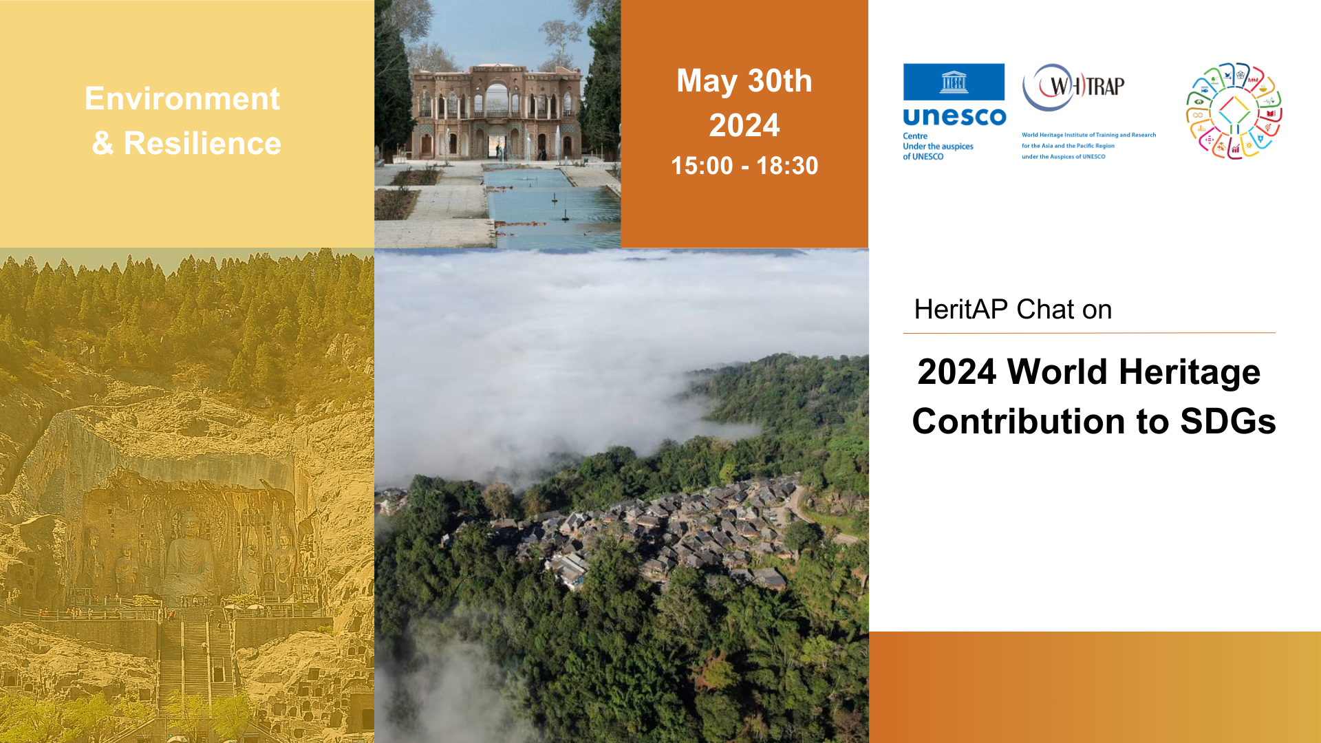 HeritAP Chat on 2024 World Heritage Contribution to SDGs