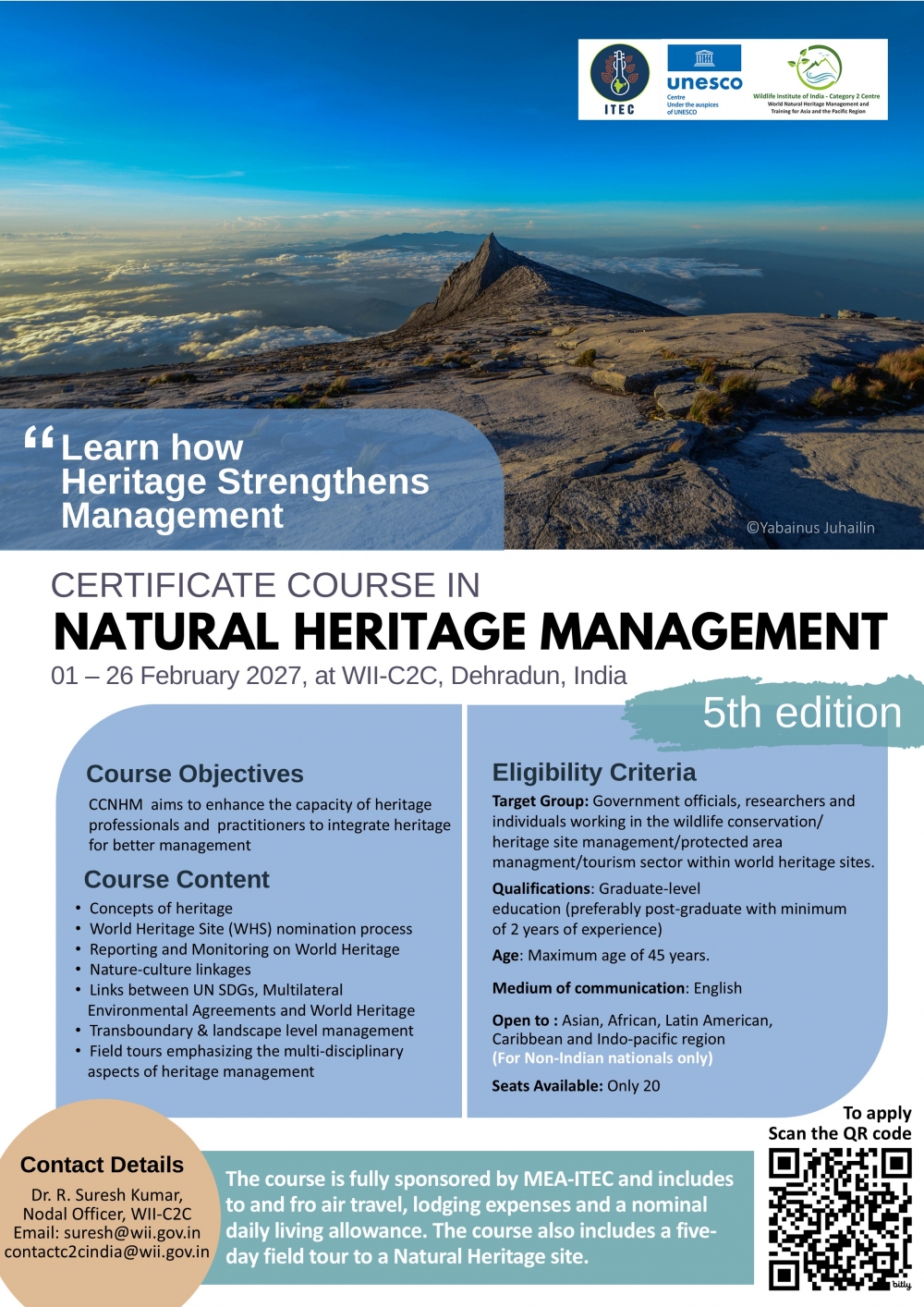 CCNHM February 2027_Course flyer